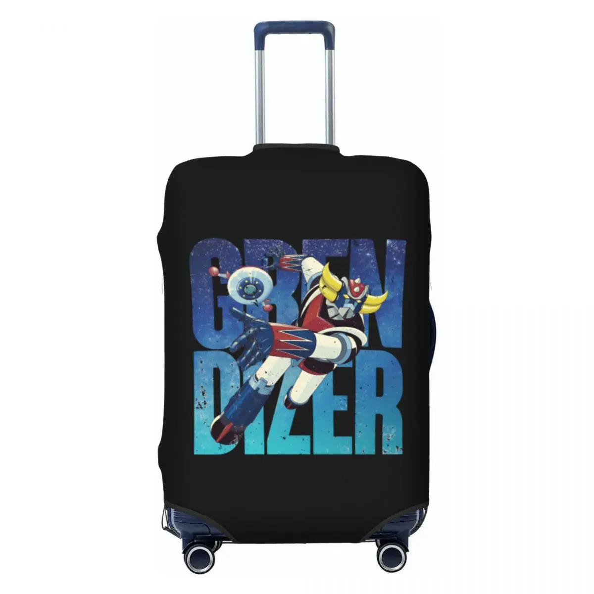 

Custom Goldorak Travel Luggage Cover Washable UFO Robot Grendizer Suitcase Cover Protector Fit 18-32 Inch