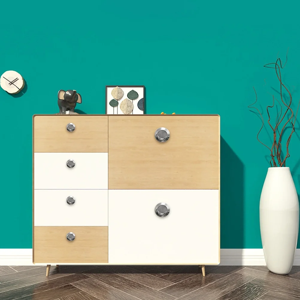 

15Pcs Stainless Steel Embedded Flush Door Handles Cabinet Wardrobe Sliding Door Invisible Pull Handles Durable