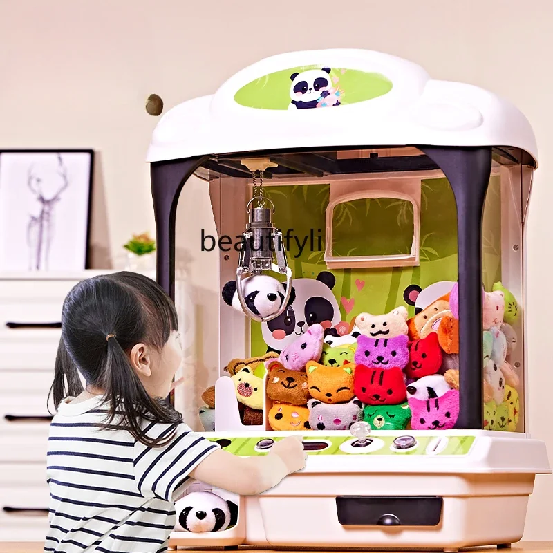 Children's doll grabbing machine small family version mini toy boy and girl birthday gift