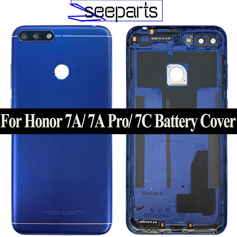 For Huawei Honor 7A Pro Aum-l29 Honor 7C Aum-L41 Honor 7A Back Battery Cover Rear Door Housing Case Honor 7C Back Cover