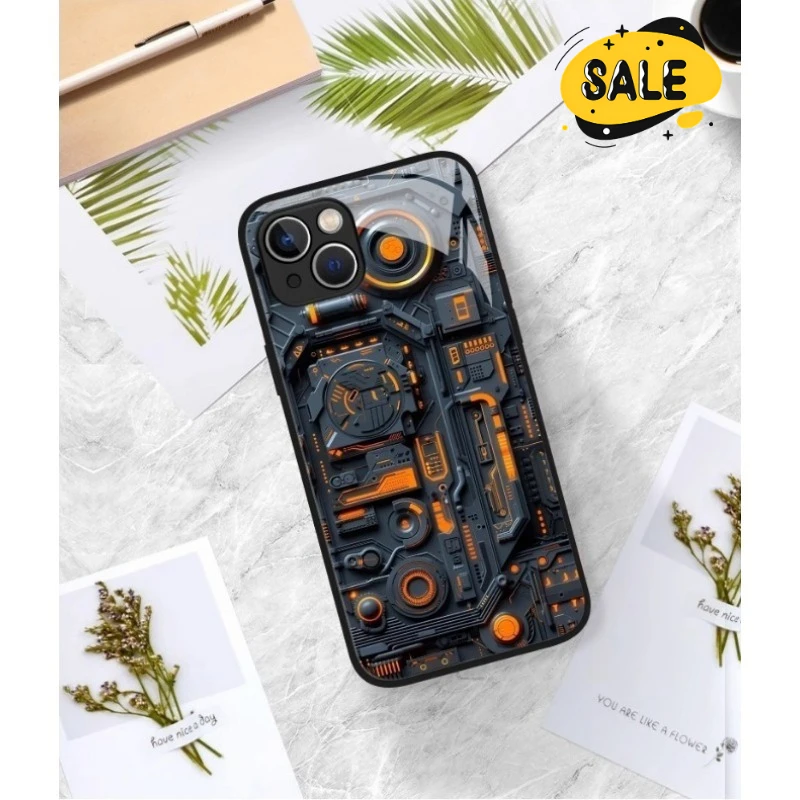 

Cyber Circuit World Creative Phone Case for Iphone 16 15 14 13 12 11 Pro Max XR XS Max Shockproof Full-body Protection Cover