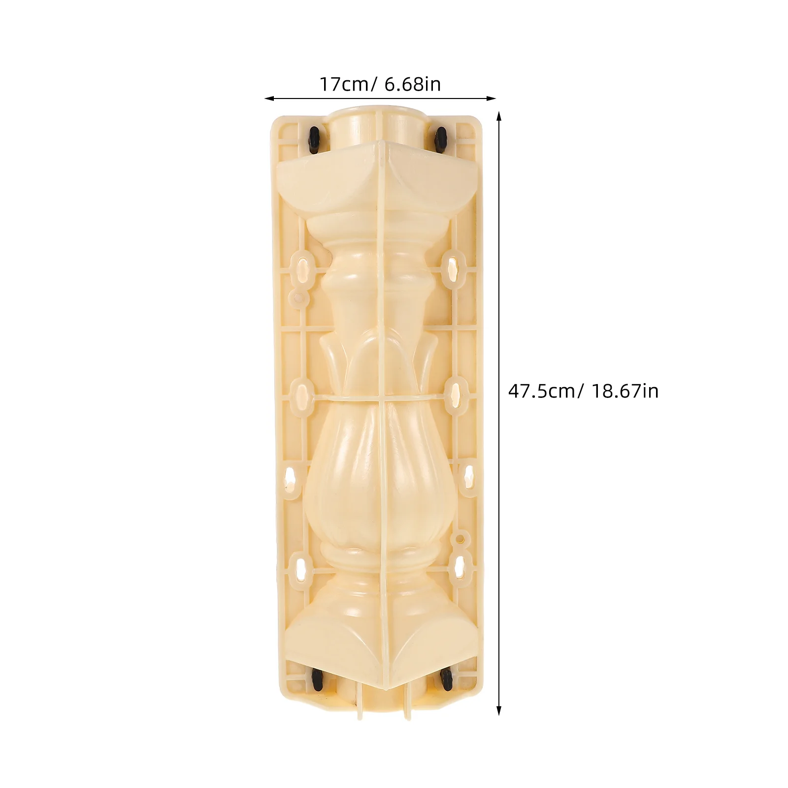 قالب العمود الروماني البلاستيك للخرسانة الجص الاسمنت عمود الصب Diy بها بنفسك حديقة ديكور الدرابزين صب شكل المنزل