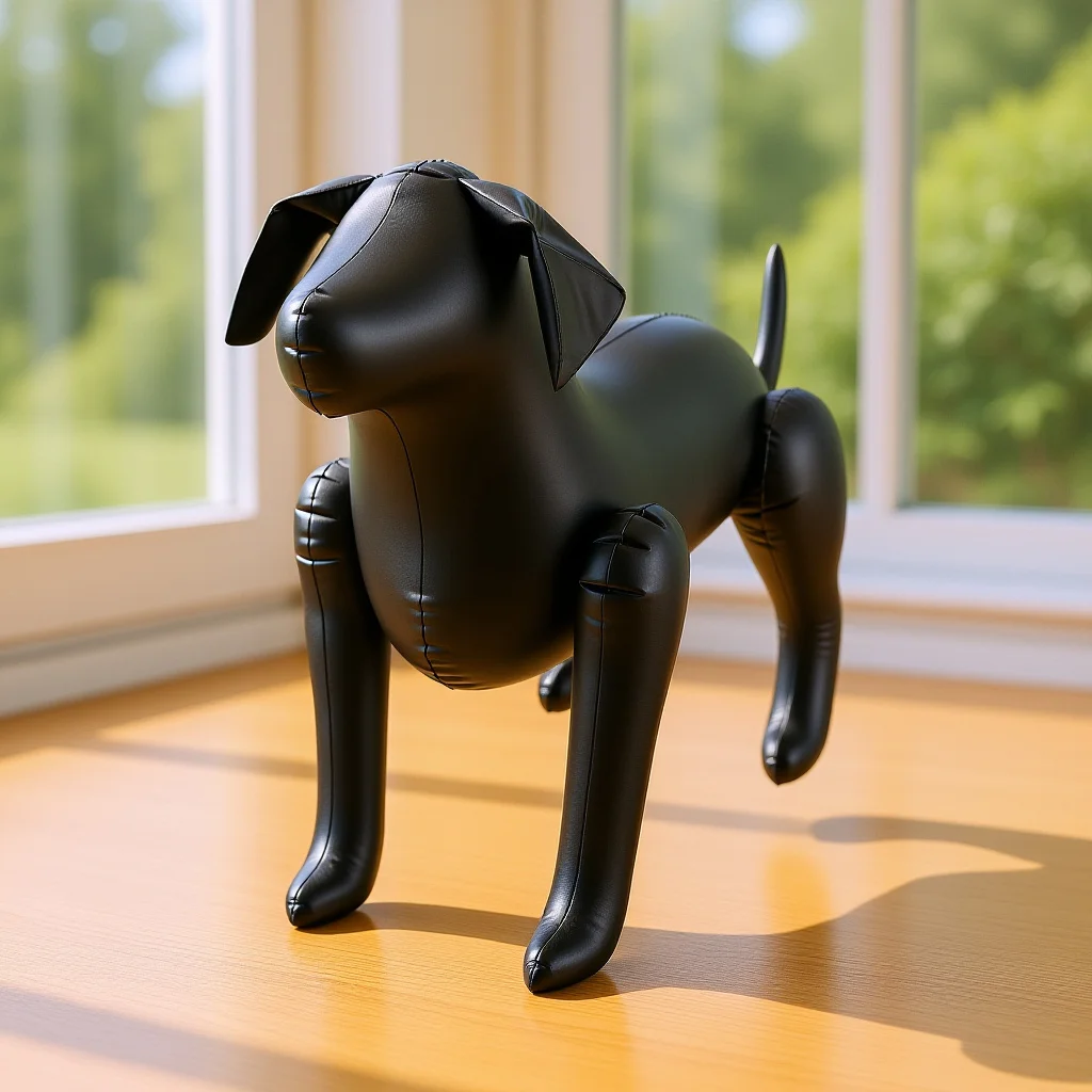 

Pet Sculpture Inflatable Dog Display Stand for Clothing Mannequin PVC Shop