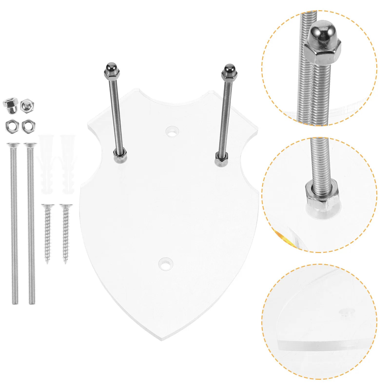 Skateboard Hanger Wall Mount Acrylic Multi Functional Display Stand for Skateboards and Balance Cars Stylish Space Efficient