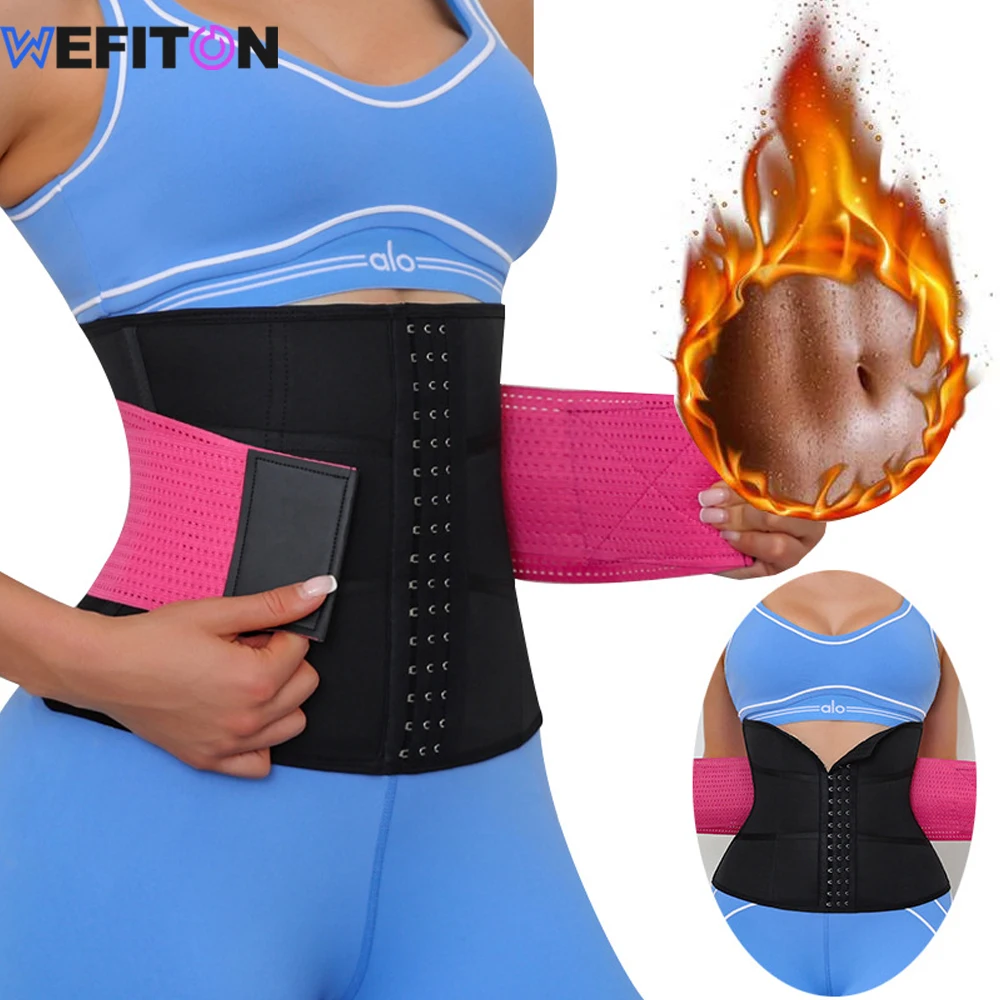 WEFITON 1 Stück Taillentrainer Korsett Shapewear Bauchkontrolle Körperformer Taillenformer für Frauen Postpartale Bauchbinde Workout