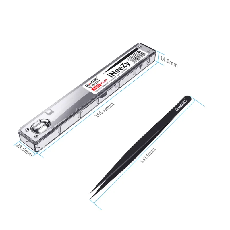 

Tweezers Hand Polished Stainless Steel BGA Jumper Repair Tools Non-Magnetic Micro Soldering Forceps