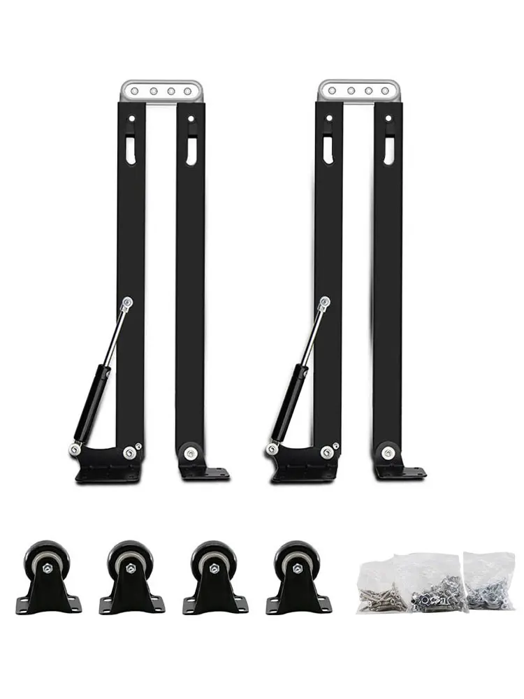 Invisible Down Folding Table Hardware Pull Desk Bar Multifunctional Telescopic Table Connector Track