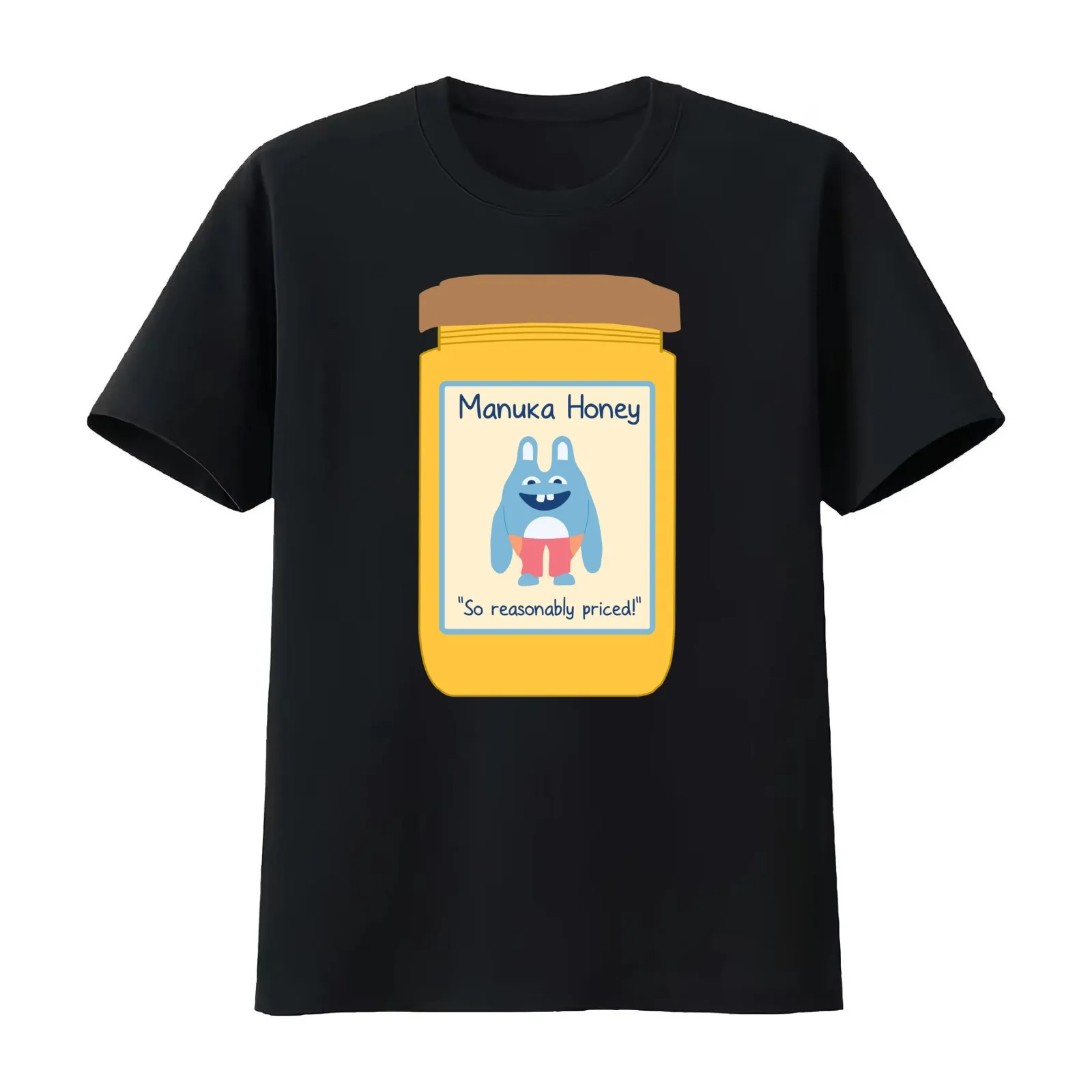 Bingo Bronson Manuka Honey T-Shirt Summer Casual Cotton Tee Oversized Streetwear Tops Vintage Graphic Print Unisex Men Women