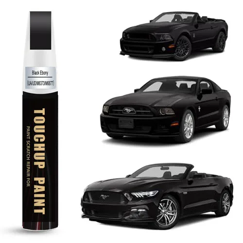 UA/UD/M6373/M6877 Black Ebony Touch Up Paint for Ford, Car Paint Pen Scratch Repair Two-In-One Touch Up Paint
