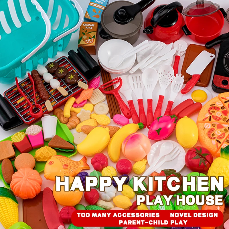 Kinderheim Küche Spielzeug Sicherheit Kinder Puzzle Simulation Set Induktionsherd Kochen Mädchen und Kinder Kochen Reis