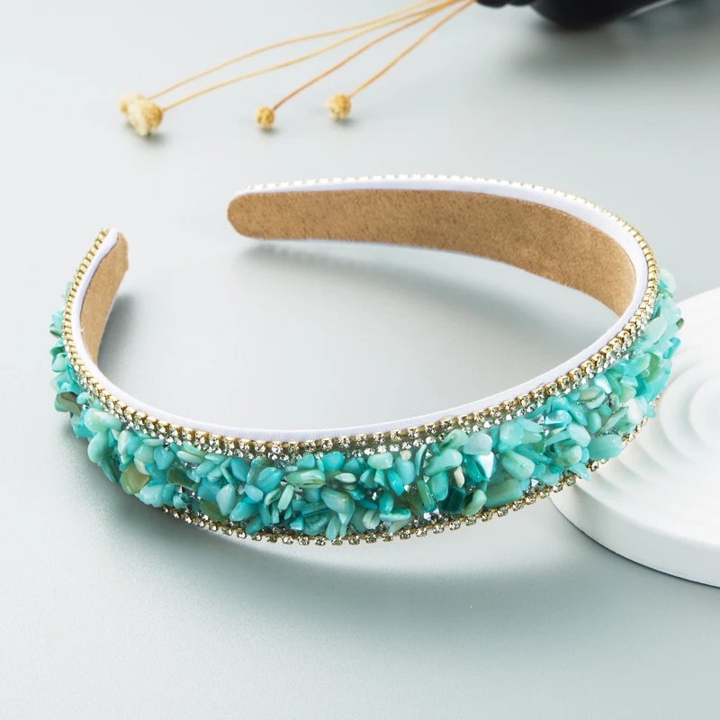 Hot Selling Headband For Women With Personalized Colorful Stone Decoration, Korean Version Of Rhinestone Crystal Headband