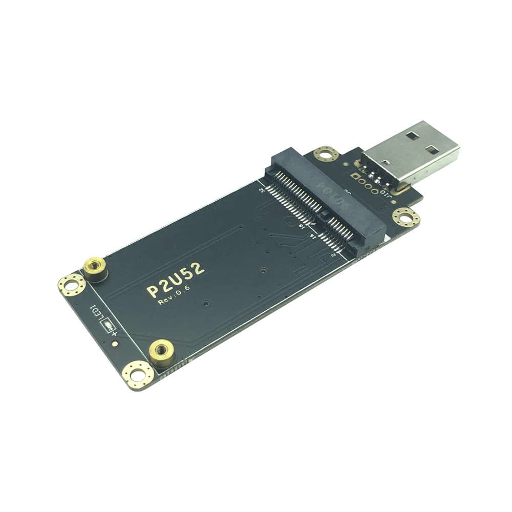 4G LTE Industrial Mini PCIe to USB Adapter W/SIM Card Slot For WWAN/LTE 3G/4G Wireless Module