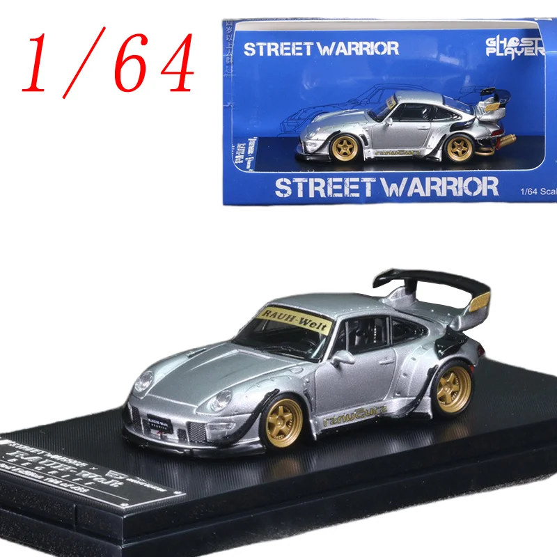 

SW Diecast 1/64 Size Porsche RWB 993 Heavenly Model Car Porsche Alloy Model Toys Collection Original Box