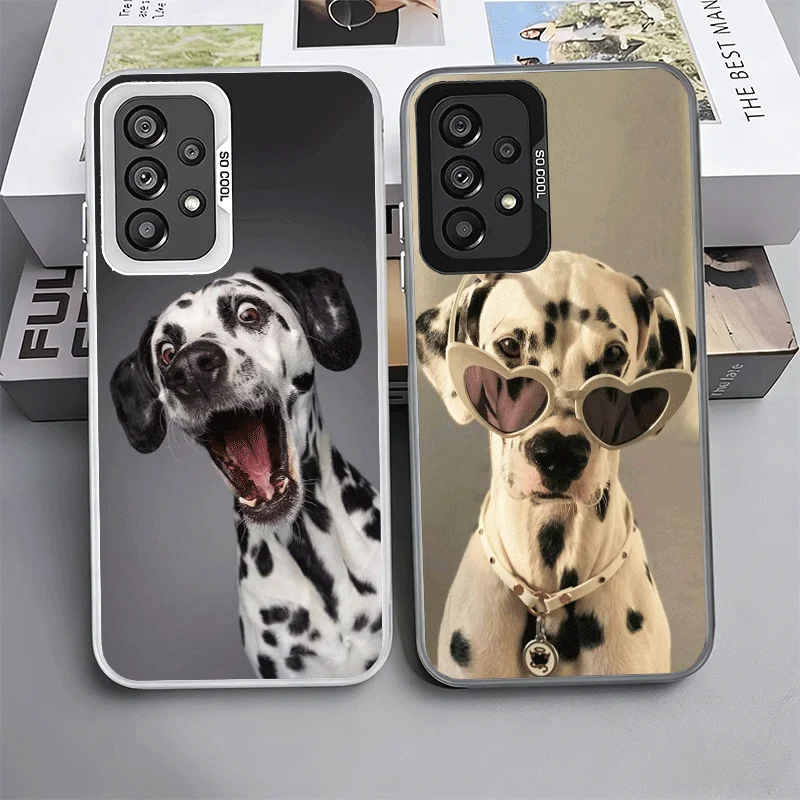 Dalmatian Cute Dog Shockproof Phone Case for Samsung A17 A16 A15 A14 A37 A57 A36 A56 A26 A35 A55 A25 A34 A54 A24 A13 A23 A33 A53