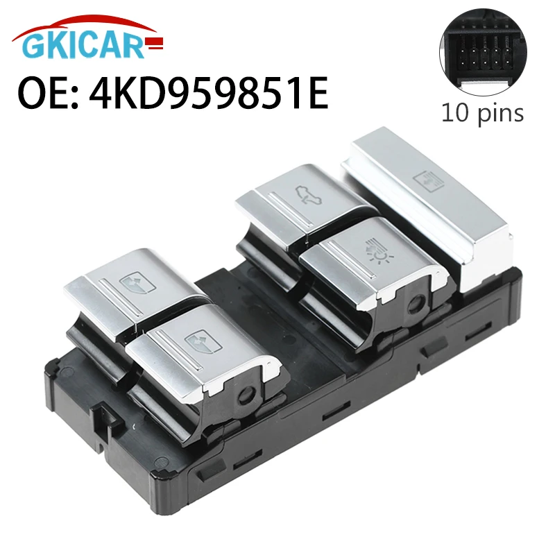 

Главный переключатель стеклоподъемника ODiDiO 4KD95985 1E с хромом для Audi A6 A6L 2019-2022