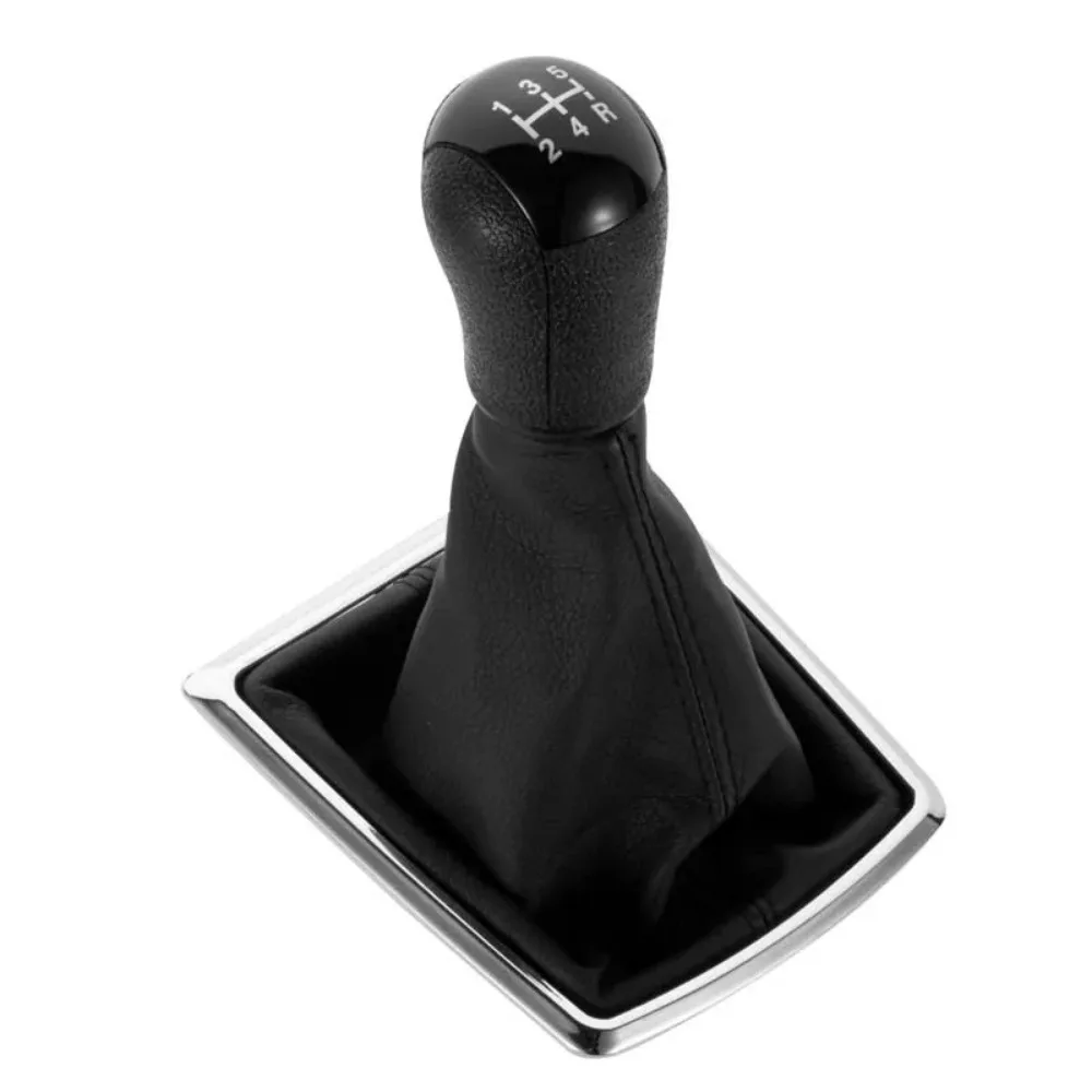 5/6 Speed Manual Gear Shift Knob PU Leather Gaiter Boot Cover For Ford/Focus 2 MK II 2005 2006 2007 2008 2009 2010 2011