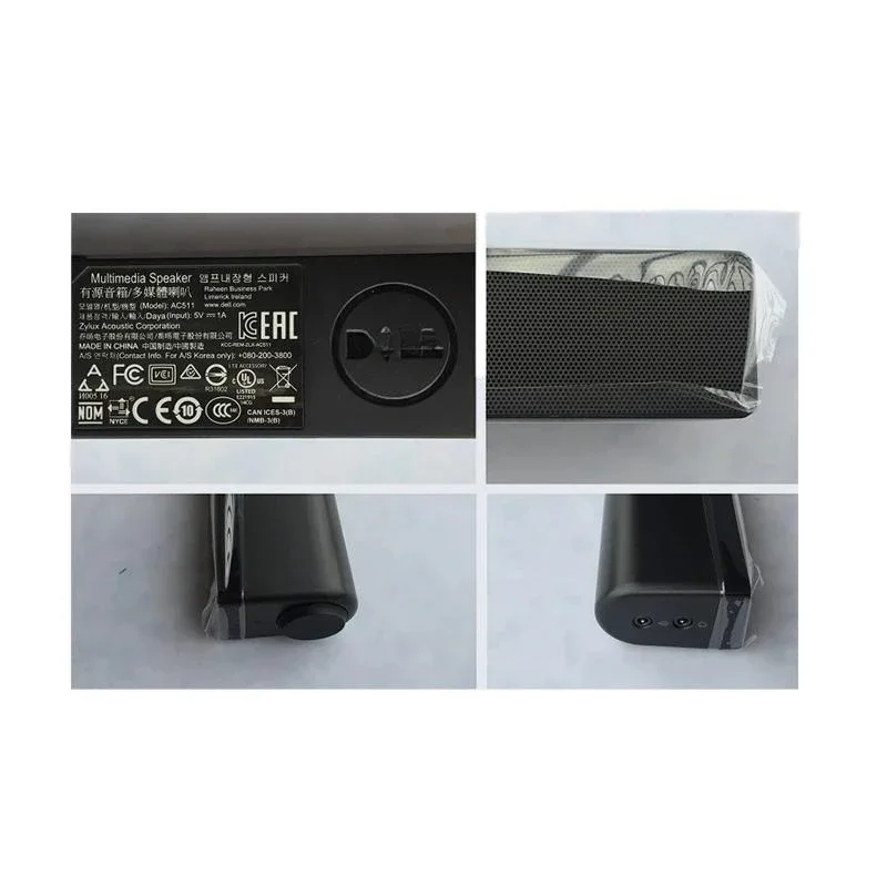 Imagem -03 - Usb Wired Display Speaker Bar para pc Novo e Original Dell Ac511 dp n 0mn008 Mn008 2.5 w