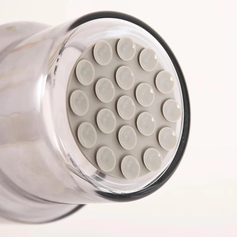 1/5 قطعة زهرية مكافحة توبلينغ ملصق كوب شفط من السيليكون على الوجهين سهلة الالتصاق ملصق منع يطرق على زهرية ملصق ثابت