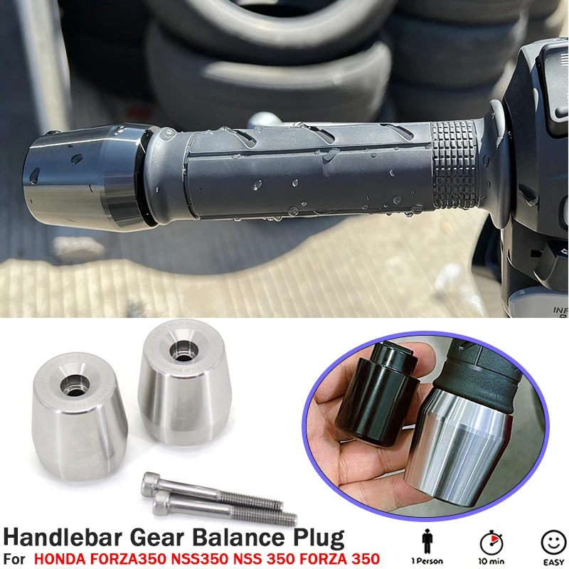 

NEW Motorcycle Stainless Steel Handle Bar End Cap Handlebar Grips Block Handle Protection Plug For HONDA CB400F CB400X