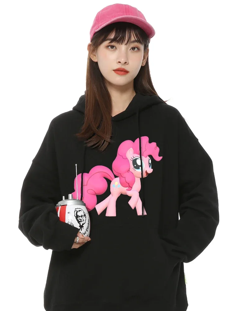 Hooded Sweater My Little Pony Clothes Casual Pinkamena Diane Pie Loose 2024 Comfortable Anime Hoodie Multi-color Cartoon