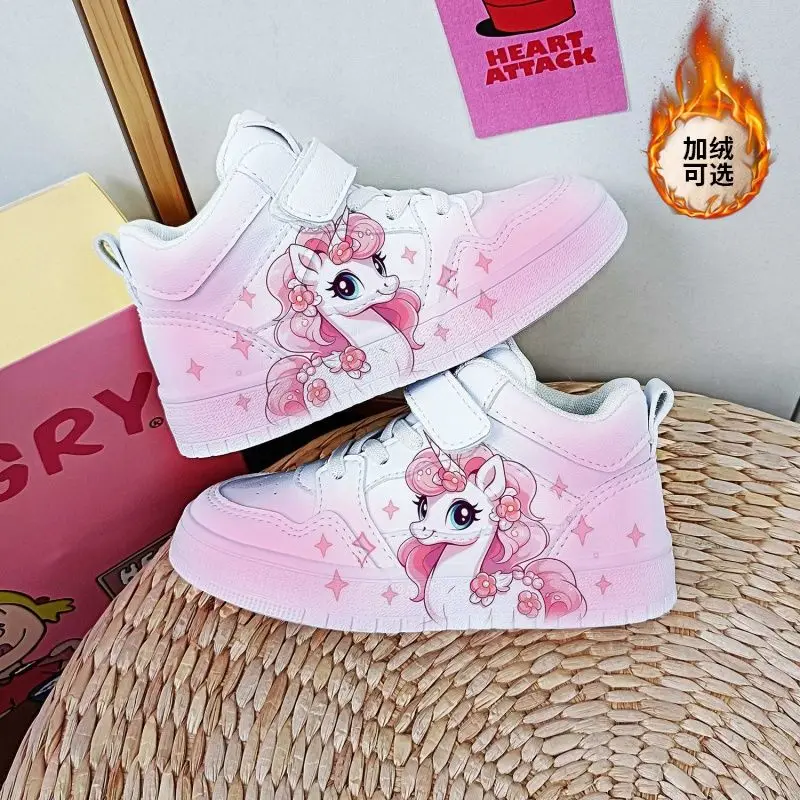 My Little Pony Pinkie Pie Girls' Sho Limited Edition Cartoon Style 2024 Children'S Comfortable Sports Sho Baby Sho Children Gift