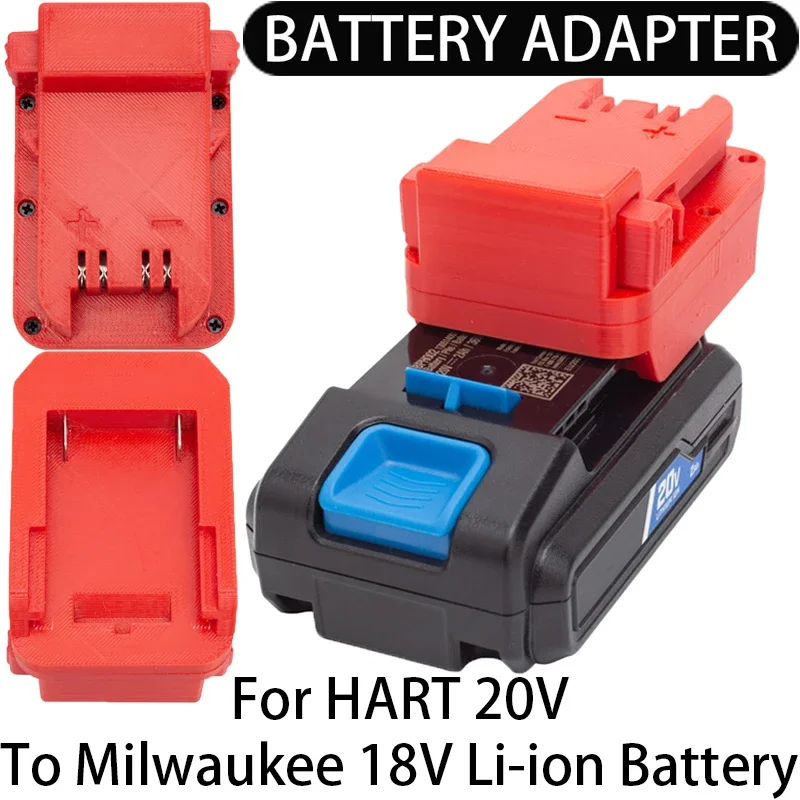 

Battery Adapter/Converter for Milwaukee 18V Li-Ion tools to HART 20V Li-Ion Battery Adapter Power Tool Accessories