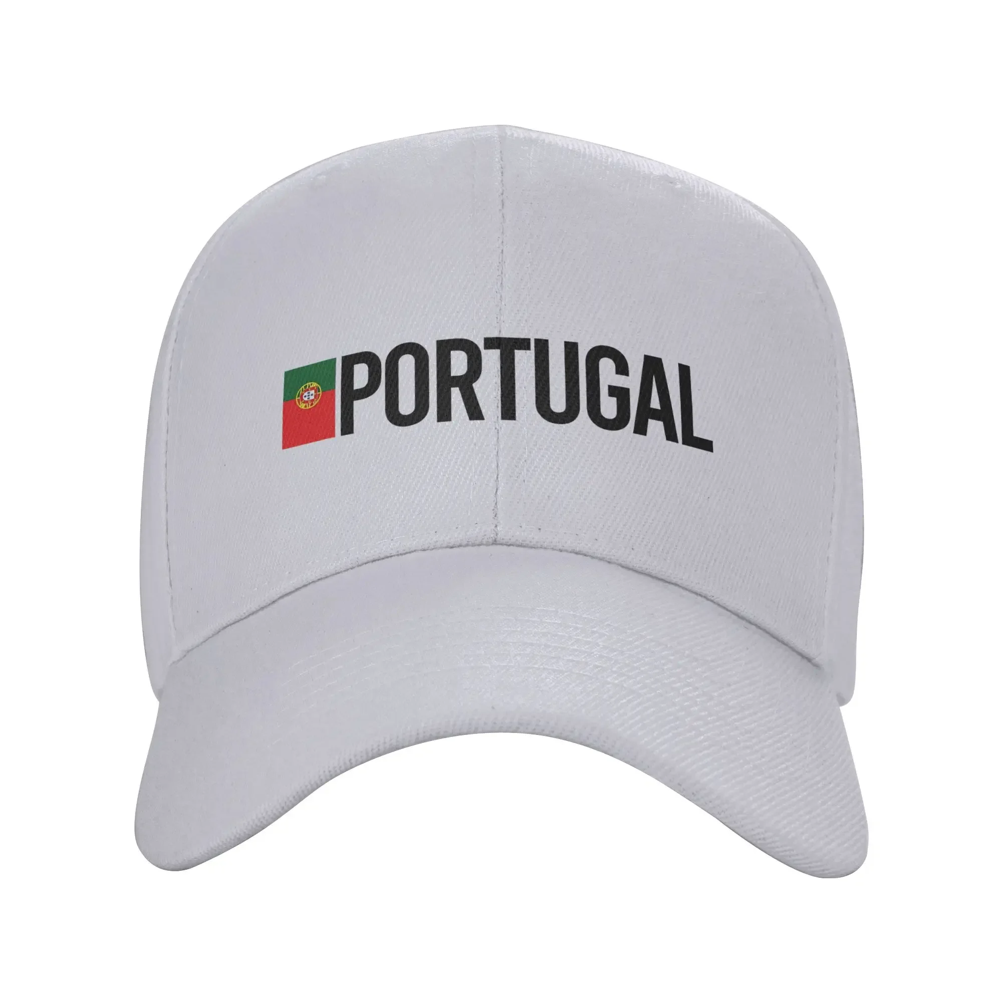 New Summer Casual Baseball Cap Portugal Country Flag  Outdoor Gym Trucker Hat For Men Adult Adjustable  DIY Print Snapback Cap
