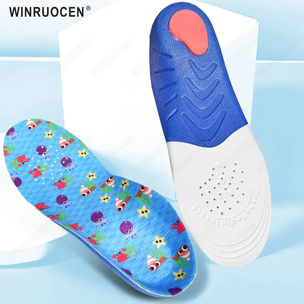 

Kid Orthotics Severe Flat Feet Insoles Health Sole Pad for Shoes Children Hard Arch Support Correction Orthotics Inserts Cushion