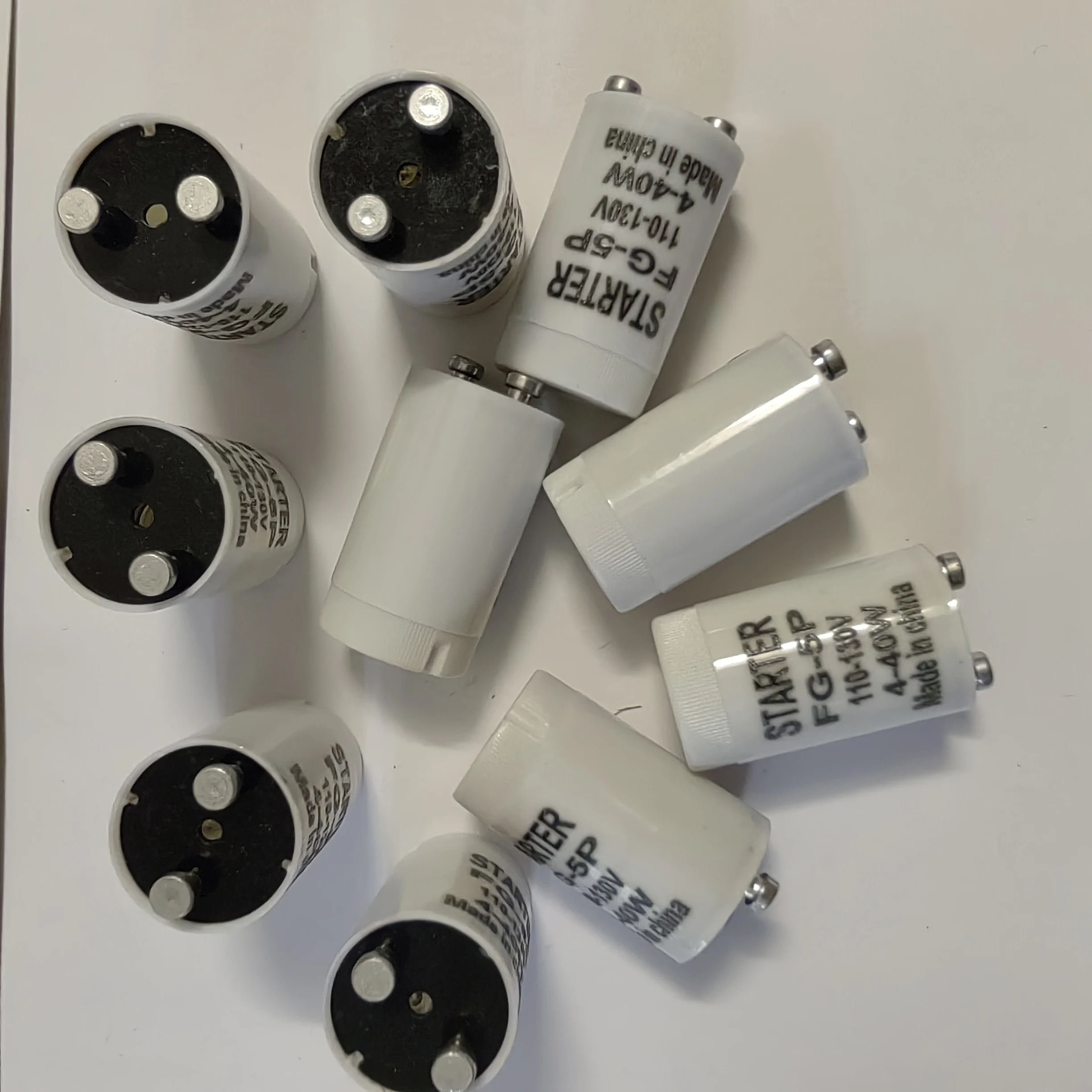 10 قطعة 110 فولت-130 فولت كاتب مصباح ليد البعوض مصباح فيوز كاتب FG-5P لمصابيح البعوض 4-40 واط CE ROHS