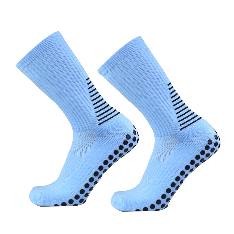 2023 Neue Silikon-Antirutsch-Fußballsocken für Herren und Damen Griffige Outdoor-Sport-Laufsocken Fußballsocken – Detail 7
