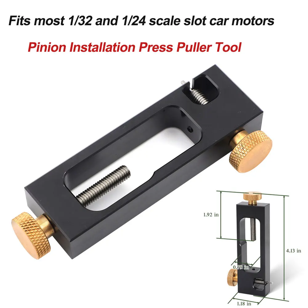 Nouveau pignon de moteur de voiture installer presse extracteur extracteur outil convient à la plupart des fentes à l'échelle 1/32 et 1/24