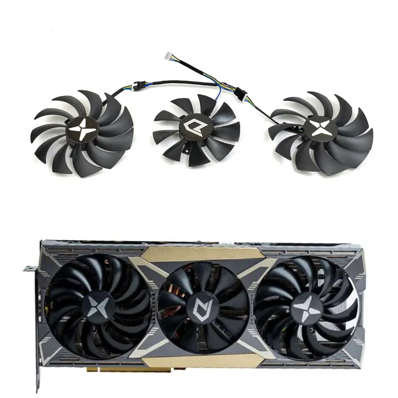 

New 100MM 85MM 4PIN GAA8S2U GA91S2H GPU Fan for Dataland Radeon RX 5600XT 5700 5700XT Graphics Card Cooling Fan