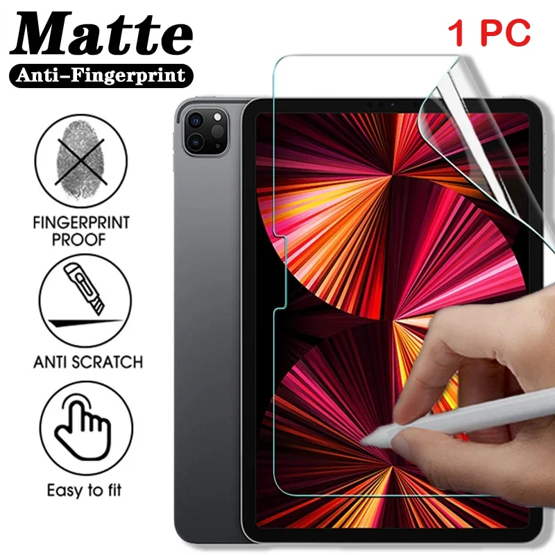 

Защитная пленка из бумажной пленки для iPad Pro M5 M4 2025 12.9 A16 10th 9th 8th 7th Gen Mini 6 5 4 Air7 6 3 2 1 Matte Film Writer