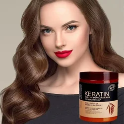 Keratin Hair Mask Deep Conditioning Treatment Dry Damaged Hair Split End Repair Care Moisturizer Essence Hydrating Conditioner