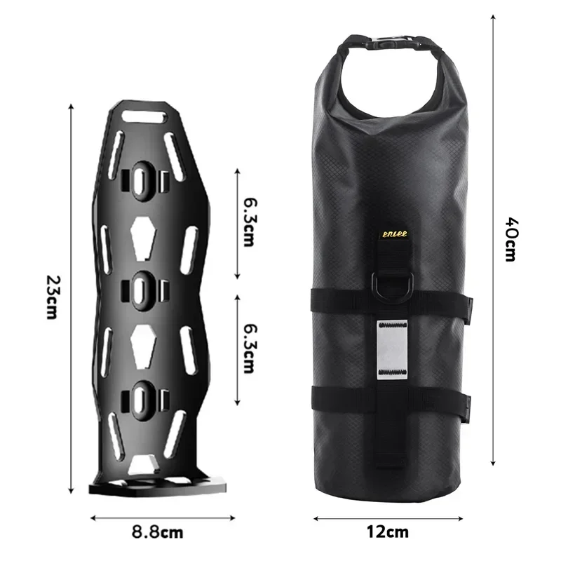 

Водонепроницаемая сумка для велосипедной вилки емкостью 5 л — многофункциональная передняя сумка для езды на горном и шоссейном велосипеде