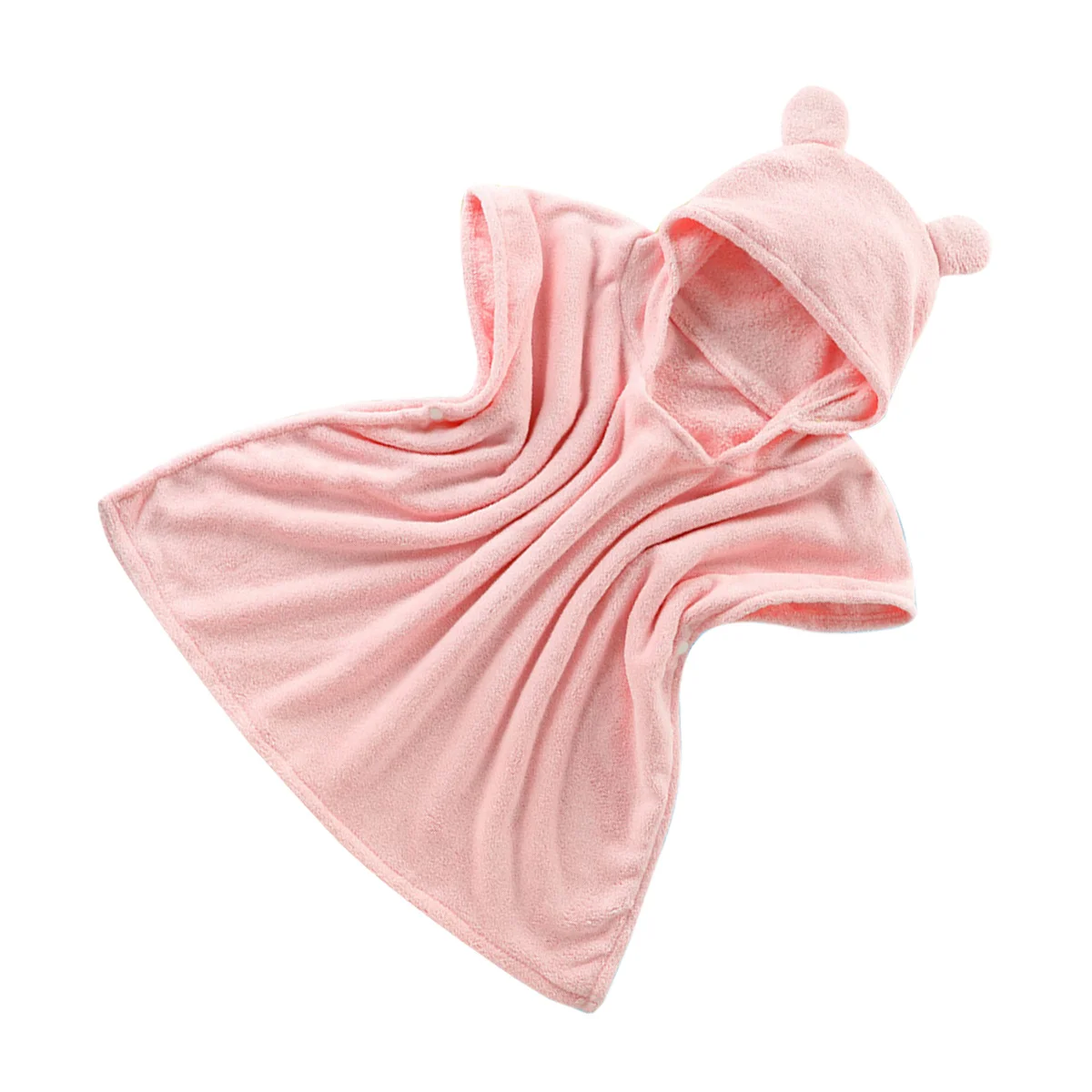 

Large Towel Pink Ears Hypoallergenic Soft Warm Dry Safe for Newborns Infants Toddlers Microfiber Bath Towel Gift