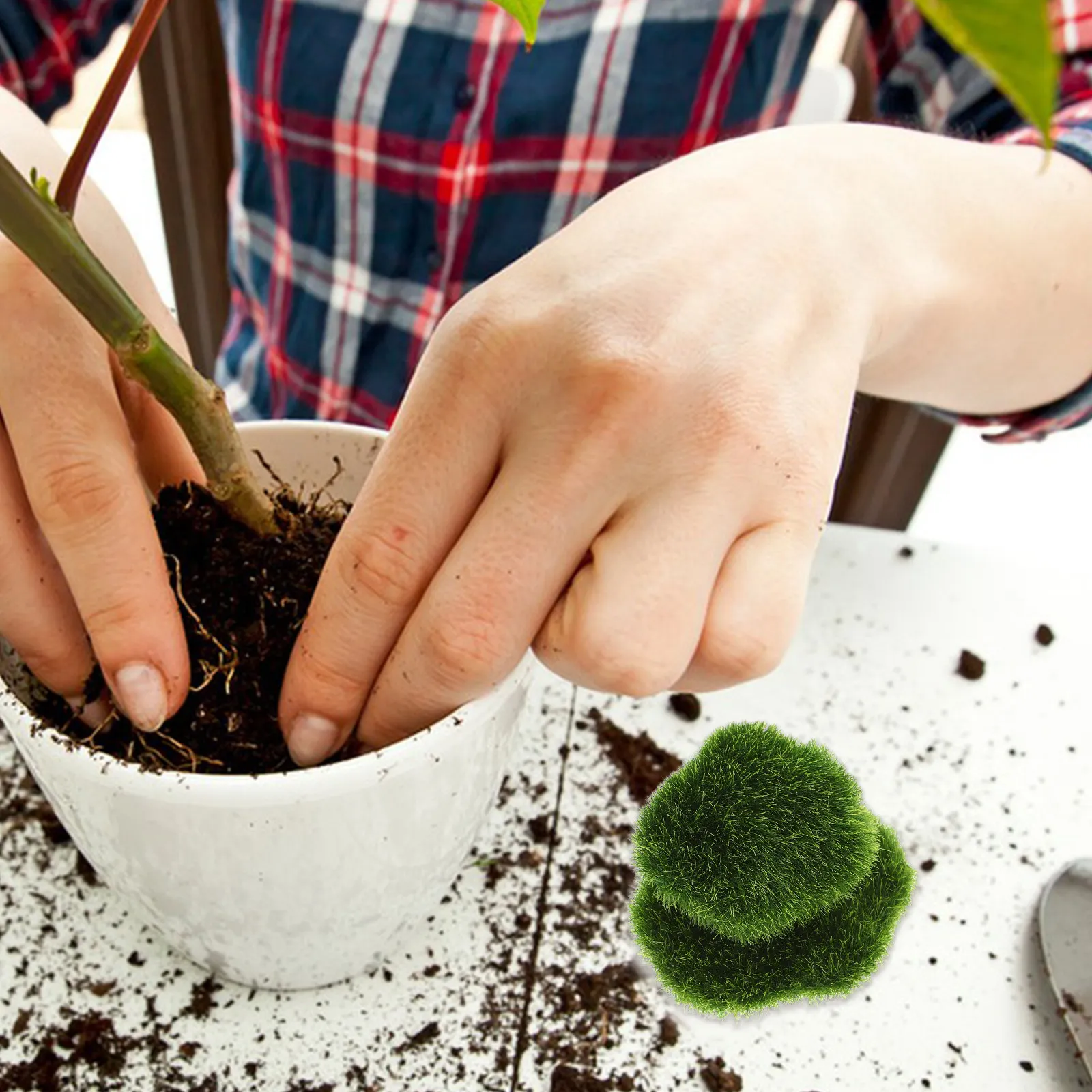 Bonsai Garden Layout - 3 قطع من أحجار الطحالب الاصطناعية،