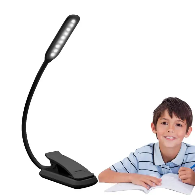 Book Light Night Light Clip On Eye Protection Lightweight Light For Reading In Bed Kids Studying Bedroom Desk Headboard