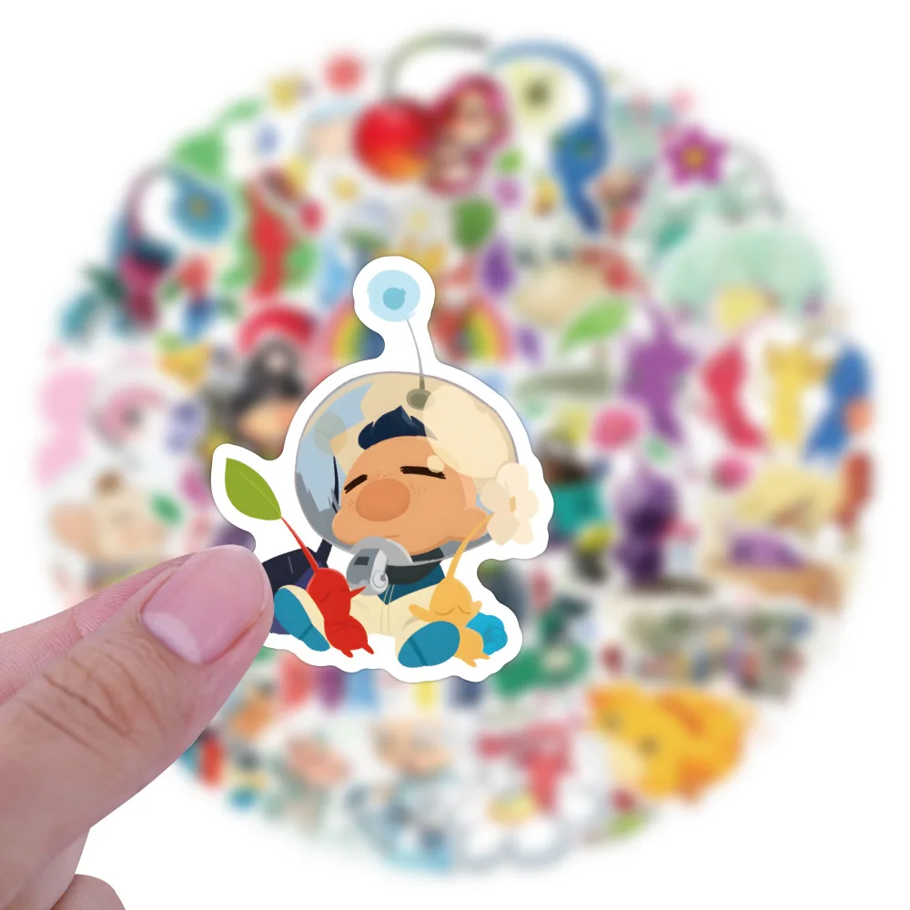 

50PCS Pikmin Stickers Graffiti Stickers DIY Diary Phone Case Handmade Scrapbook Aesthetic Stickers