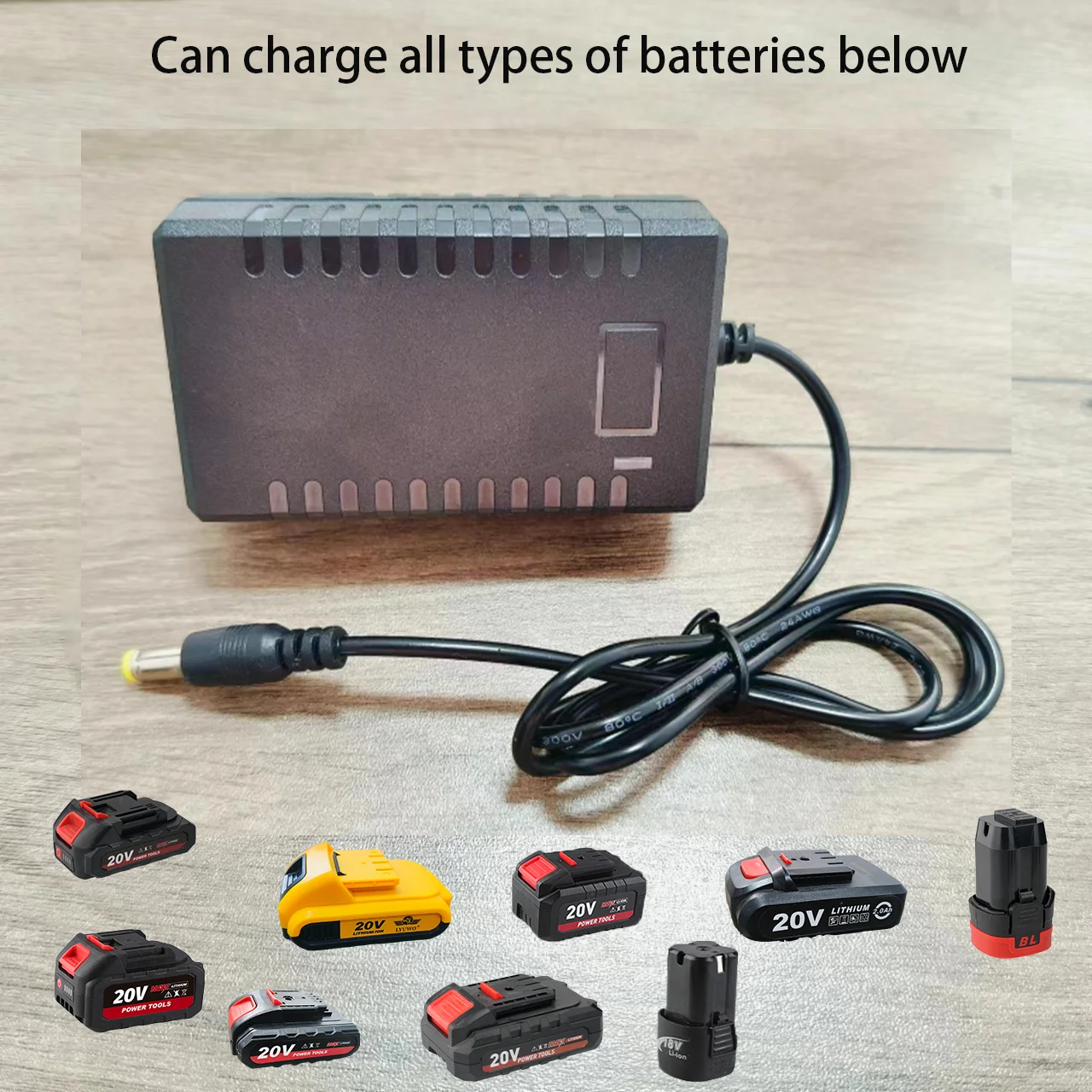 US standard plug charger 21V-98V lithium battery charger, all power tool battery chargers, lithium battery chargers, wire chargi