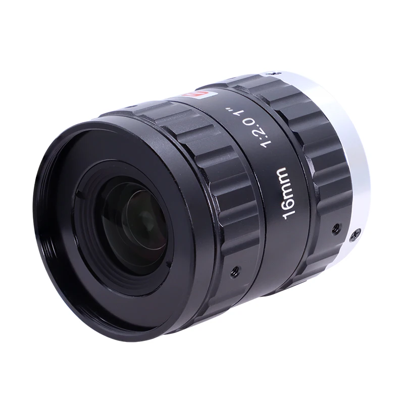 ZLKC FA 12MP C крепление 16 мм 1 "F2.0 объектив машинного зрения с фиксированным фокусным расстоянием, нижняя промышленная камера, ручная диафрагма для позиционирования, измерения