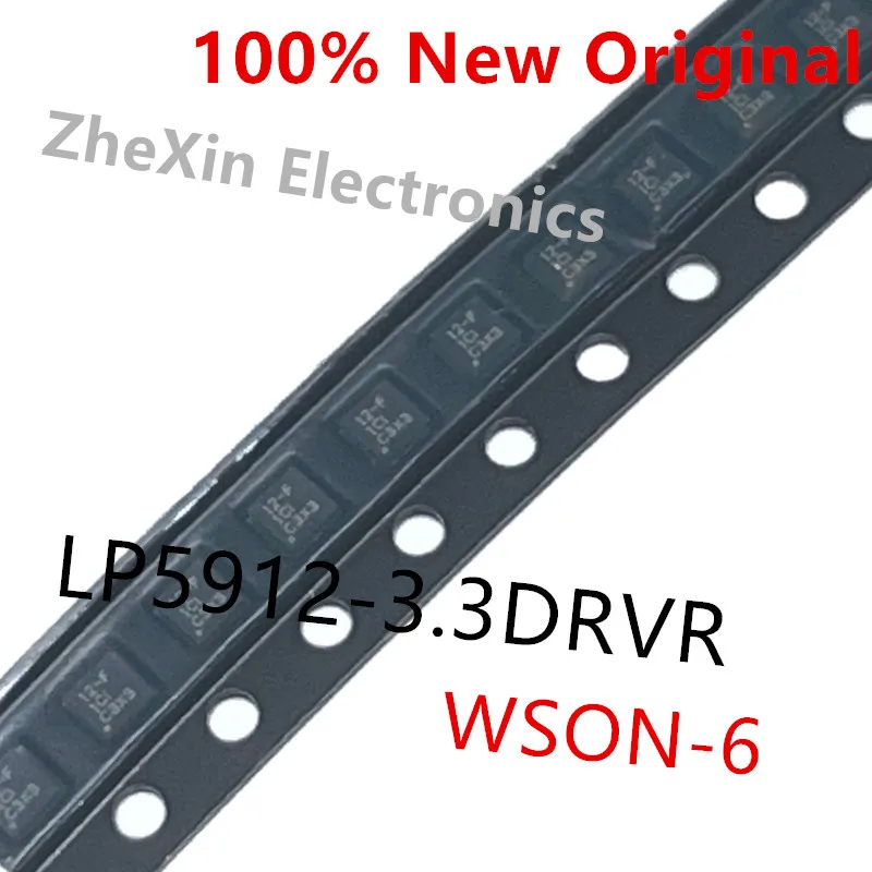 

10PCS/Lot LP5912-3.3DRVR 12-F 、LP5912-2.8DRVR 12-E 、LP5912-2.5DRVR New original voltage regulator chip LP5912-3.3DRVT