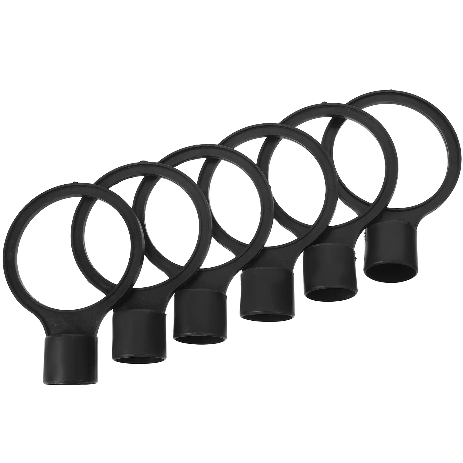 6 قطعة موصل مخروطي آمن مطحنة القهوة المحمولة تعديل شفط الكؤوس آلة الفول عزل الرصيف