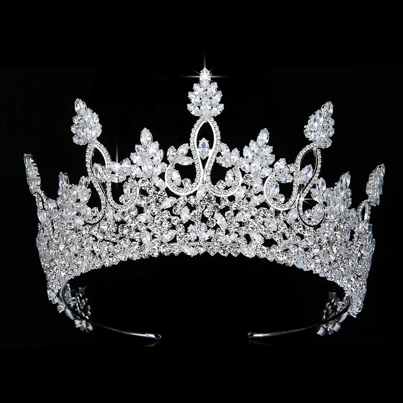 

Tiaras and Crown HADIYANA Delicate Elegant Party Lady Wedding Got Engaged Hair Jewelry Headband Zirconia BC5431 Corona Princesa