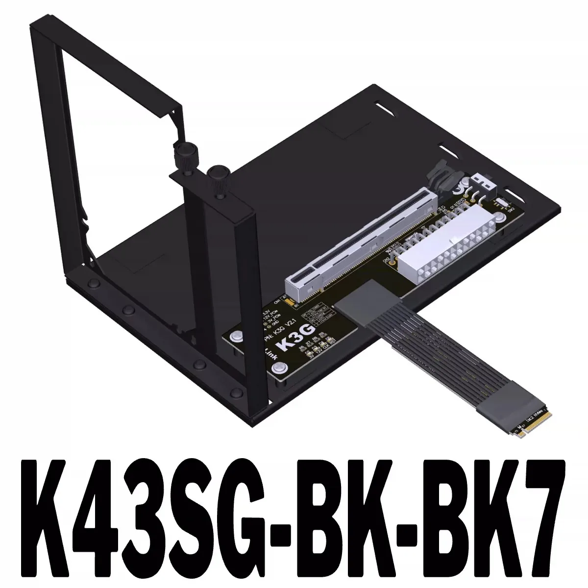 EGPU GEN5 M.2 NVMe GPU Dock PCIe 5.0 X4 High Speed PC Notebook Laptop To External Graphics Video Card M2 M Key To PCI-E X16 30cm