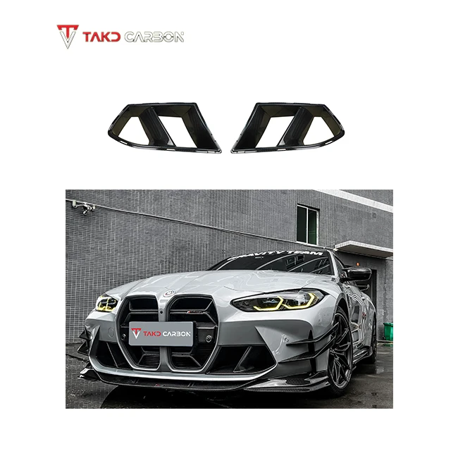 

TAKD Carbon High Quality Car Data Development Dry Carbon Fiber Air Vent for bmws M3 G80 M4 G82 2021-UP