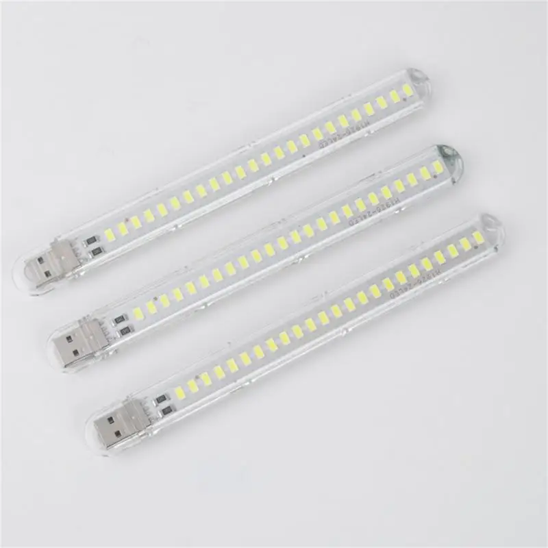 5/3/1pcs Portable Led Usb Light 24LEDS Book Light Reading Night Light Warm White 5V Power 3000K-7000K For PC Laptop Mobile Power