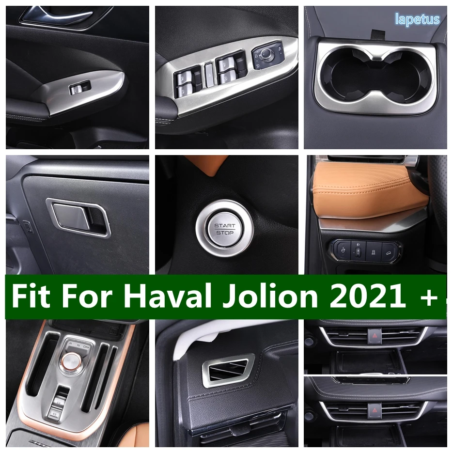 

Engine Start Stop Button / Water Cup Holder / Gear Shift Panel / Air AC Outlet Cover Trim For Haval Jolion 2021 - 2024