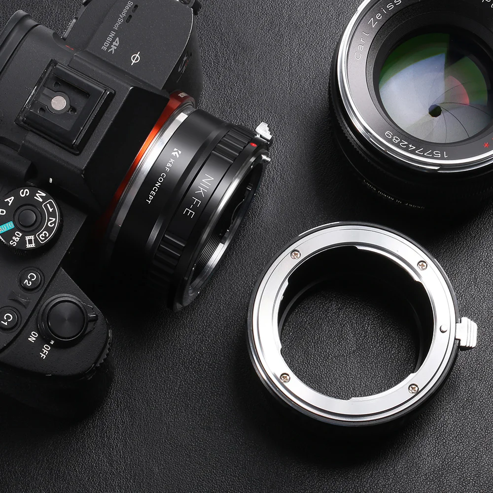 K & F Concept for Nikon F AI Lenses to Sony E Camera Mount Lens Adapter Compatible with Sony E A5000 A6000 A6400 A7C A7C2 A1 A9