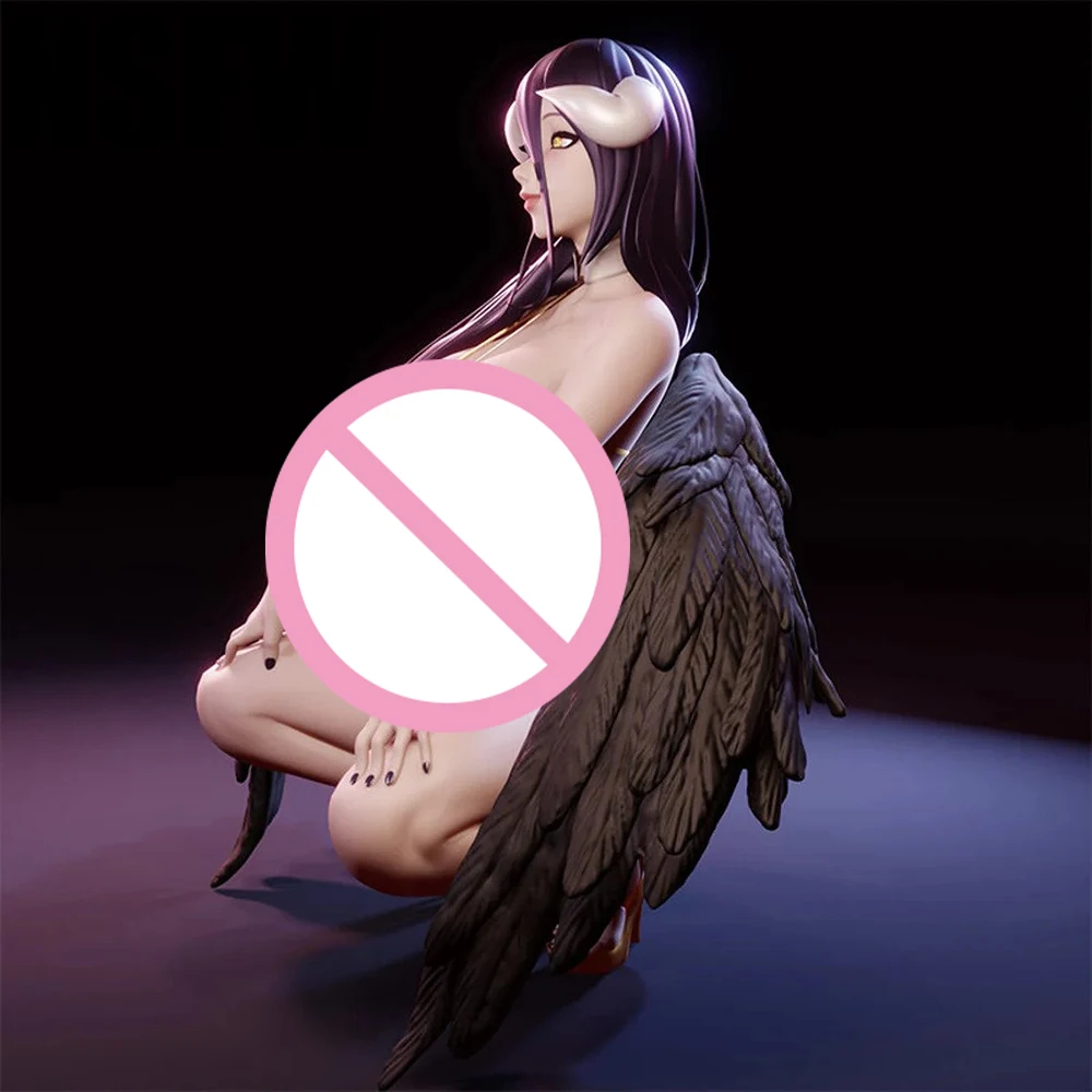 1/24 ثلاثية الأبعاد طباعة أطقم منمذجة ألبيدو الملائكة الشياطين NSFW الراتنج نموذج لجسم عدة لتقوم بها بنفسك مصغرة تخفيض تمثال غير مصبوغ عدة اللعب